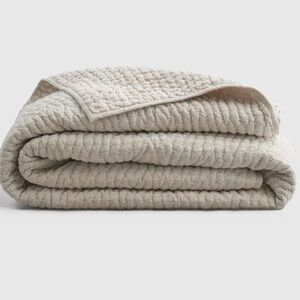 QUINCE European Linen Cotton Stitch Quilt